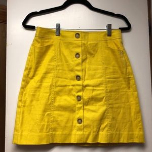 The Loft Button Down Skirt